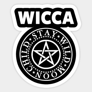 Wiccan Shirt & Wicca T-Shirt - Pagan shirt Sticker